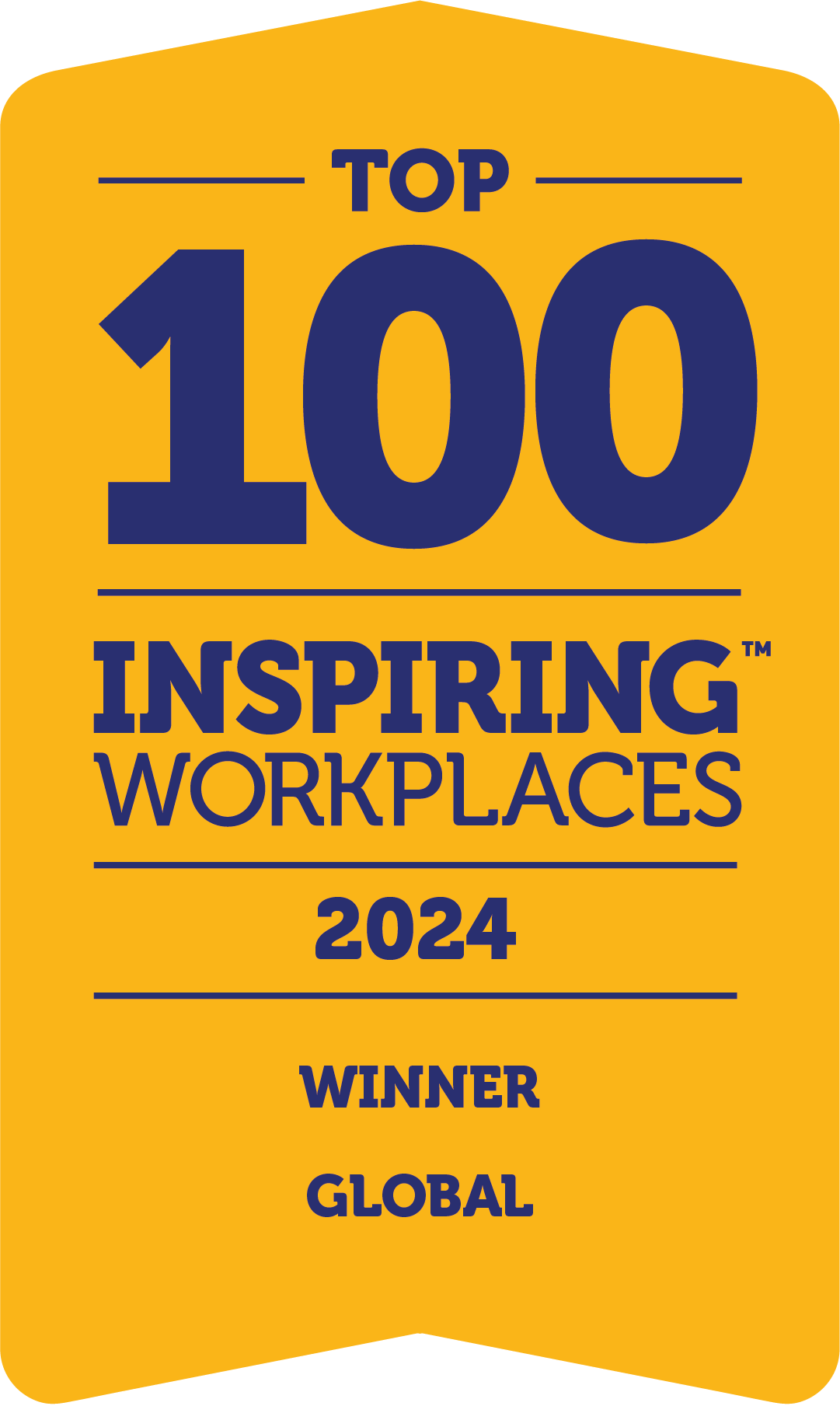 top 100 inspiring workplaces award